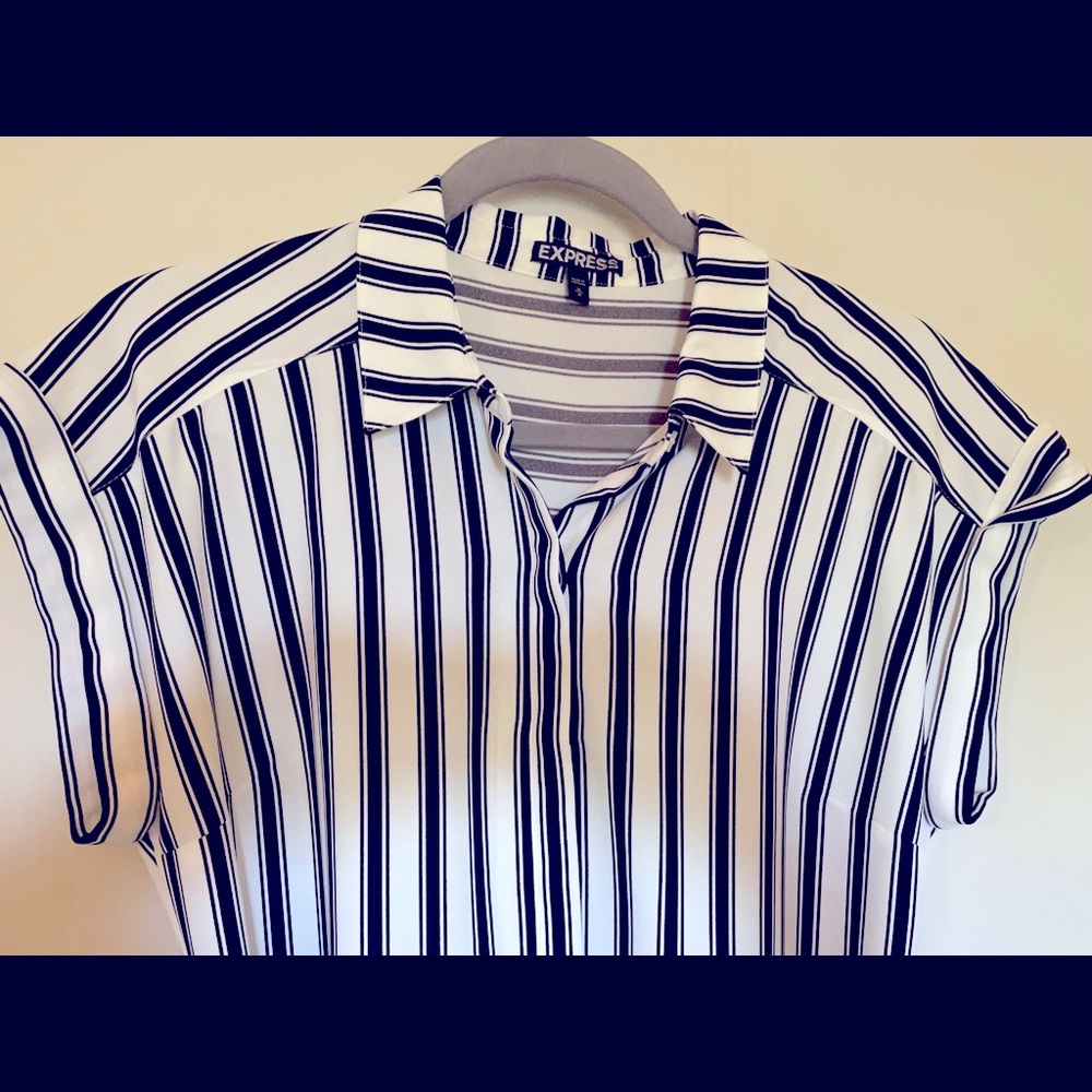 Express Dress Black and White New without tags